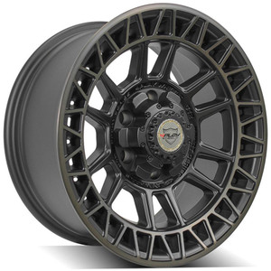 17" Satin Machined Wheel w/Bronze for 2023 Toyota Tundra - RVO3786