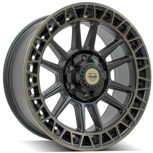 20" Satin Machined Wheel w/Bronze for 2023 Toyota Sequoia - RVO3821