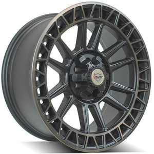 20" Satin Machined Wheel w/Bronze for 2015-2023 Chevy Colorado - RVO3843