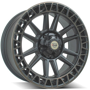 22" Satin Machined Wheel w/Bronze for 2008-2021 Lexus LX570 - RVO3867