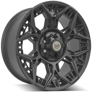 20" Satin Black Wheel for 2015-2023 Chevy Colorado - RVO3996