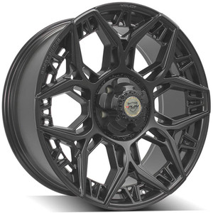 22" Satin Black Wheel for 2020-2023 Jeep Gladiator - RVO4010