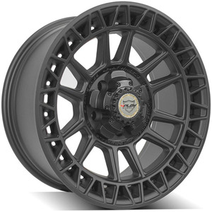 18" Satin Black Wheel for 2007-2023 Jeep Wrangler - RVO4028