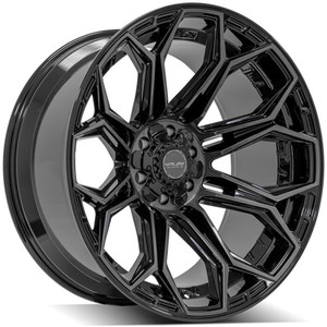 22" Gloss Black Wheel w/Brushed Face for 2000-2006 Toyota Tundra - RVO4131