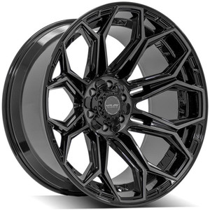 22" Gloss Black Wheel w/Brushed Face for 2001-2007 Toyota Sequoia - RVO4134