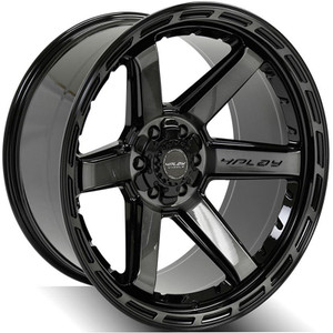 22" Gloss Black Wheel w/Brushed Face for 2023 Toyota Tundra - RVO4202