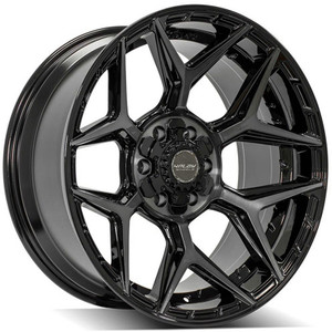 20" Gloss Black Wheel w/Brushed Face for 2023 Toyota Land Cruiser - RVO4236