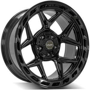 20" Gloss Black Wheel w/Brushed Face for 2020-2023 Jeep Gladiator - RVO4295