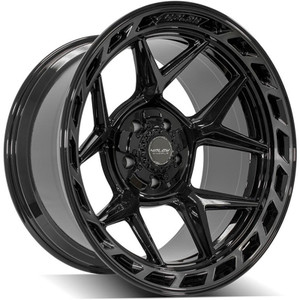 20" Gloss Black 5 Lug Wheel w/Brushed Face for 2011-2023 Ram 1500 - RVO4312