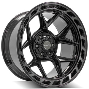 20" Gloss Black Wheel w/Brushed Face for 2023 Toyota Land Cruiser - RVO4326