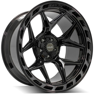 22" Gloss Black 5 Lug Wheel w/Brushed Face for 2011-2023 Ram 1500 - RVO4352