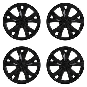 Set of 4 16" 5 Split Spoke Wheel Skins for 22-23 Honda Civic LX - Gloss Black