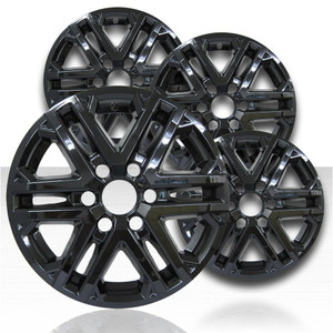 18" Gloss Black Wheel Skins for 2022-2023 Toyota Tundra (Set of 4)