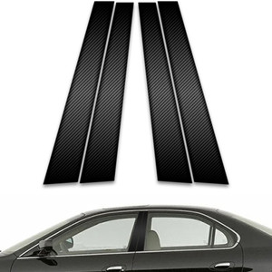 4pc Carbon Fiber Pillar Post Covers for 1999-2003 Acura TL