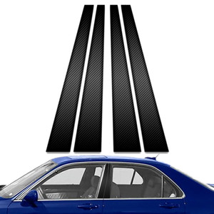 4pc Carbon Fiber Pillar Post Covers for 1996-2004 Acura RL