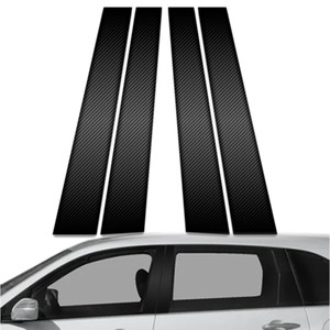 4pc Carbon Fiber Pillar Post Covers for 2001-2006 Acura MDX
