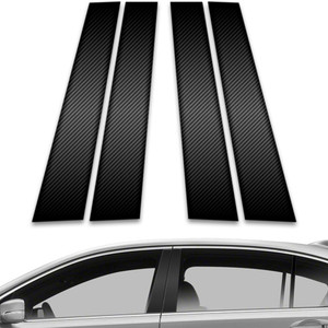 4pc Carbon Fiber Pillar Post Covers for 2014-2023 Acura RLX