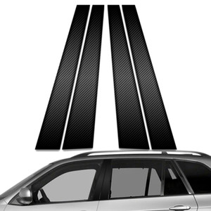 4pc Carbon Fiber Pillar Post Covers for 2007-2013 BMW X5