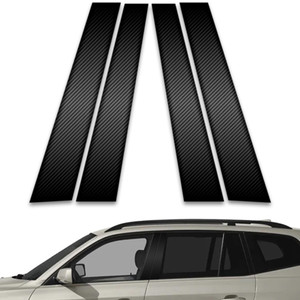4pc Carbon Fiber Pillar Post Covers for 2004-2010 BMW X3