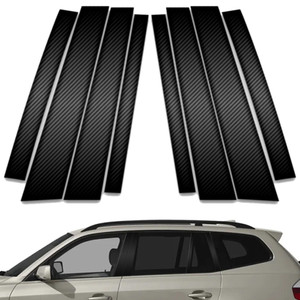 8pc Carbon Fiber Pillar Post Covers for 2004-2010 BMW X3