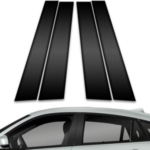 4pc Carbon Fiber Pillar Post Covers for 2015-2019 BMW X6