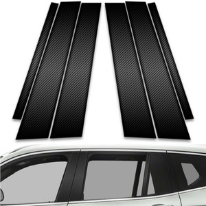6pc Carbon Fiber Pillar Post Covers for 2011-2017 BMW X3