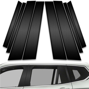8pc Carbon Fiber Pillar Post Covers for 2011-2017 BMW X3