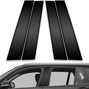 4pc Carbon Fiber Pillar Post Covers for 2013-2015 BMW X1