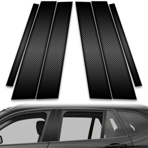 6pc Carbon Fiber Pillar Post Covers for 2013-2015 BMW X1