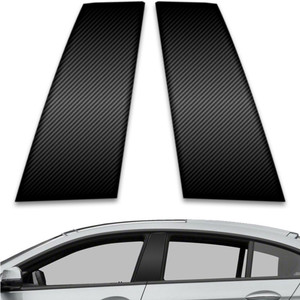 2pc Carbon Fiber Pillar Post Covers for 2013-2023 BMW 640i