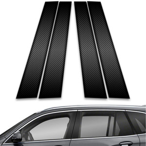 4pc Carbon Fiber Pillar Post Covers for 2019-2023 BMW X5