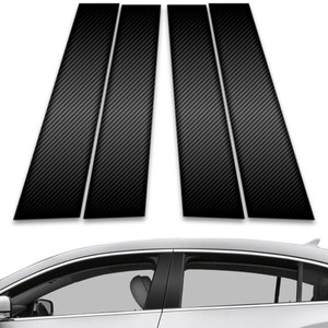 4pc Carbon Fiber Pillar Post Covers for 2010-2016 Buick Lacrosse