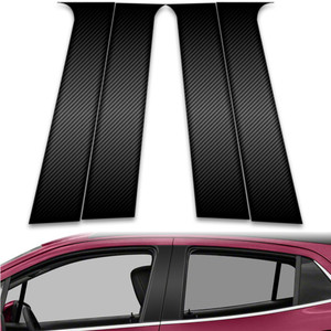 4pc Carbon Fiber Pillar Post Covers for 2013-2023 Buick Encore