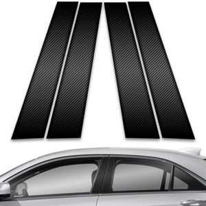 4pc Carbon Fiber Pillar Post Covers for 2013-2023 Cadillac ATS