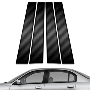 4pc Carbon Fiber Pillar Post Covers for 1997-2003 Chevrolet Malibu