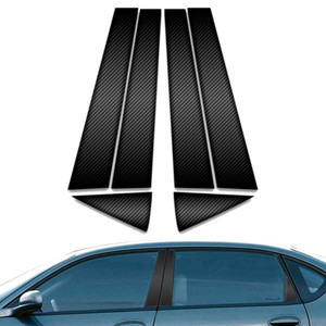 6pc Carbon Fiber Pillar Post Covers for 2000-2005 Chevrolet Impala