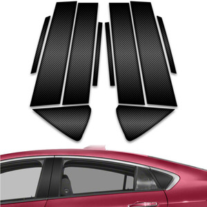 10pc Carbon Fiber Pillar Post Covers for 2016-2019 Chevrolet Volt