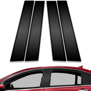 4pc Carbon Fiber Pillar Post Covers for 2014-2017 Chevrolet SS