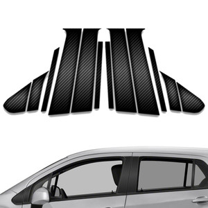 12pc Carbon Fiber Pillar Post Covers for 2016-2023 Chevrolet Trax