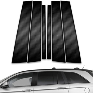6pc Carbon Fiber Pillar Post Covers for 2004-2008 Chrysler Pacifica