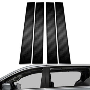 4pc Carbon Fiber Pillar Post Covers for 2017-2023 Chrysler Pacifica