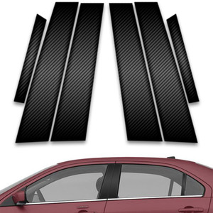 6pc Carbon Fiber Pillar Post Covers for 2006-2009 Ford Fusion