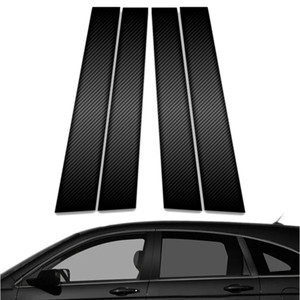4pc Carbon Fiber Pillar Post Covers for 2007-2011 Honda CR-V