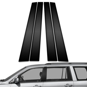 4pc Carbon Fiber Pillar Post Covers for 2003-2008 Honda Pilot