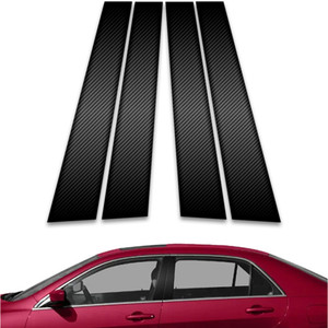 4pc Carbon Fiber Pillar Post Covers for 2003-2007 Honda Accord