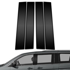 4pc Carbon Fiber Pillar Post Covers for 2005-2010 Honda Odyssey