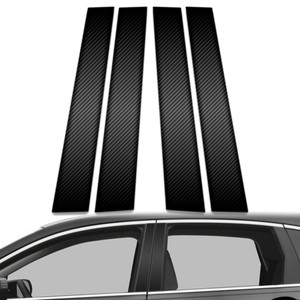 4pc Carbon Fiber Pillar Post Covers for 2012-2016 Honda CR-V