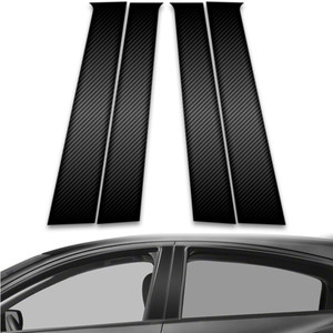4pc Carbon Fiber Pillar Post Covers for 2016-2023 Honda HR-V