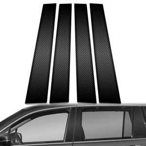 4pc Carbon Fiber Pillar Post Covers for 2016-2023 Honda Pilot