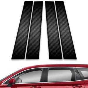 4pc Carbon Fiber Pillar Post Covers for 2019-2023 Hyundai Santa Fe